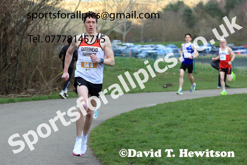 Masters Men Over-35s to 49s, 2026 NECAA Royal Signals Road Relays, Hetton Lyons Country Park, Hetton le Hole. Photo: David T. Hewitson/Sports for All Pics